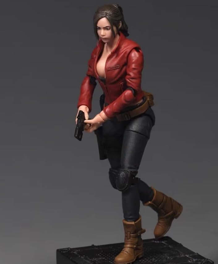 Amazon | 1/18 アクションフィギュア biohazard クレア・レッド